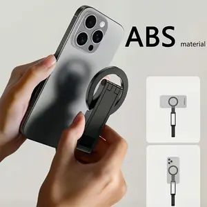 Magnetic Phone Tripod Stand for iPhone, Mini Smartphone Tripod, Pocket Phone Holder, Strong Magnet, Quick Install, Compatible with iPhone 17/16/15/14/13/12 Series