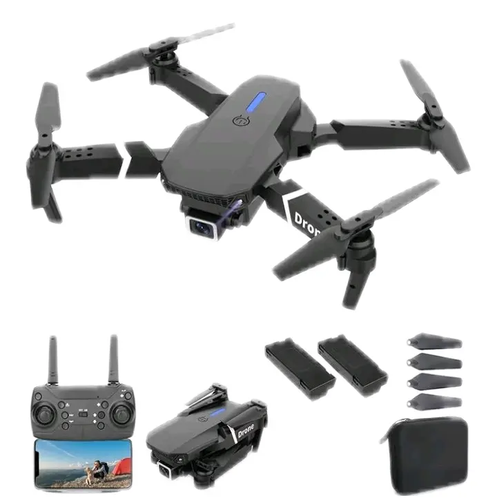 Drone UAV with Remote Control and Extra Batteries for Enhanced Flight Performance and Versatile Use