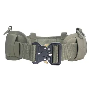 Tactical Belt Set, 2 Counts/set Multifunctional Tactical Waist Belt, Quick Release Buckle Nylon Belt, Outdoor Multifunctional Tactical Waist Belt, Sports & Outdoor Accessories