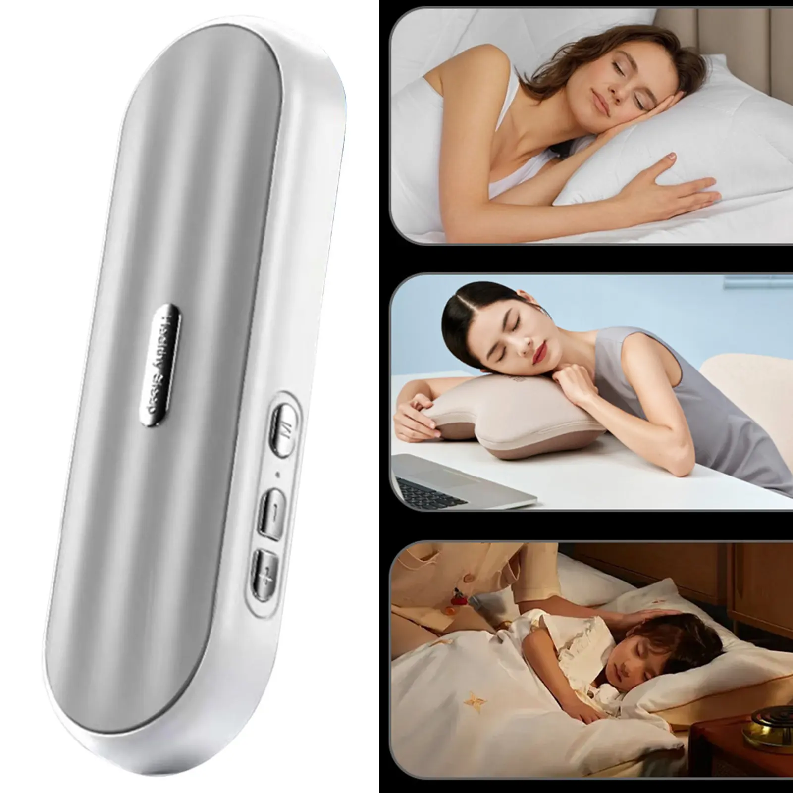 Bluetooth Pillow Speaker White Noise Relaxing Clear Sound Quality Long Battery Life Sleep Aid Device for Sleeping Reading