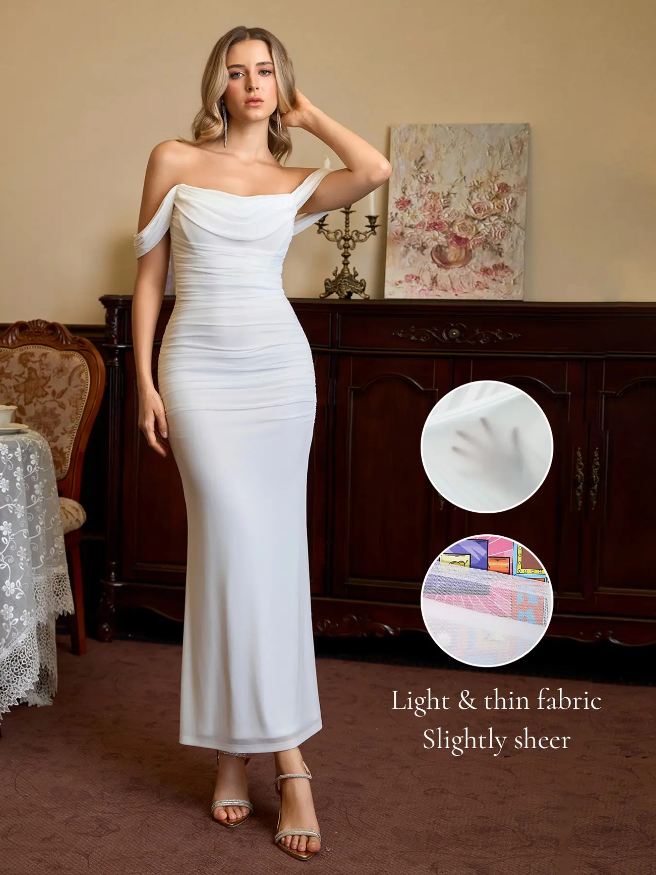 Parthea One-Shoulder Ruched Slim Fit Backless Boning Corset Mesh Dress, Drapey One Shoulder Dress, Backless Dress for Women, Parties, Gatherings, Dates, Formal Wear - TikTok Shop Parthea One-Shoulder Ruched Slim Fit Backless Boning Corset Mesh Dress, Drapey One Shoulder Dress, Backless Dress for Women, Parties, Gatherings, Dates, Formal Wear - TikTok Shop