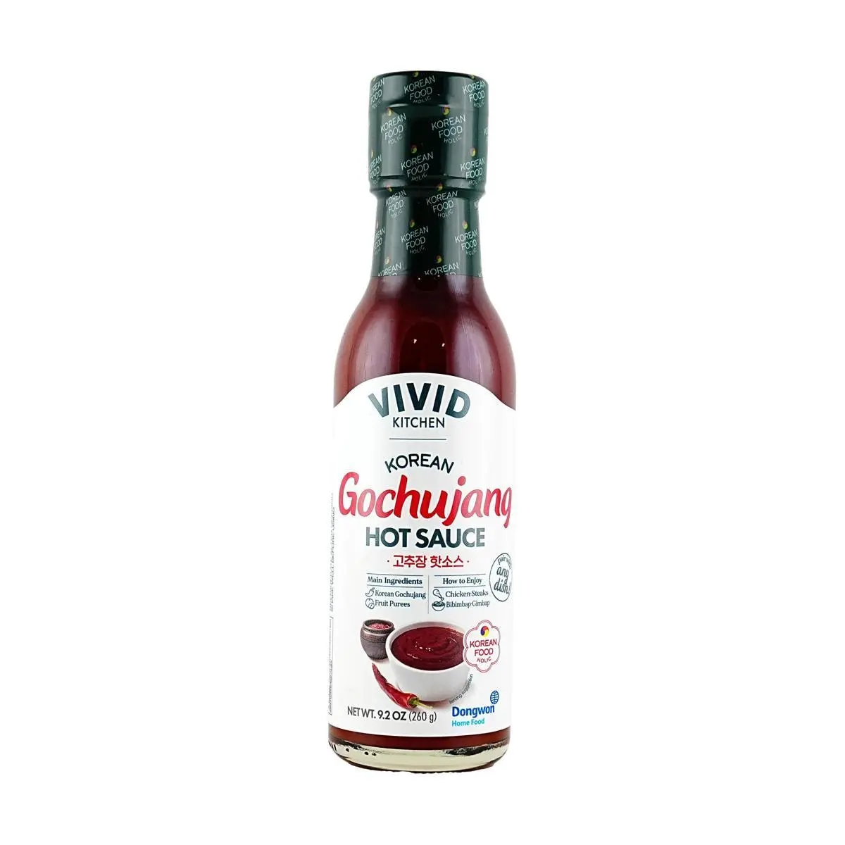 DONGWON Gochujang Korean Chili Paste 260g - Authentic Korean BBQ Dipping Sauce & Cooking Ingredient by VIVID KITCHEN