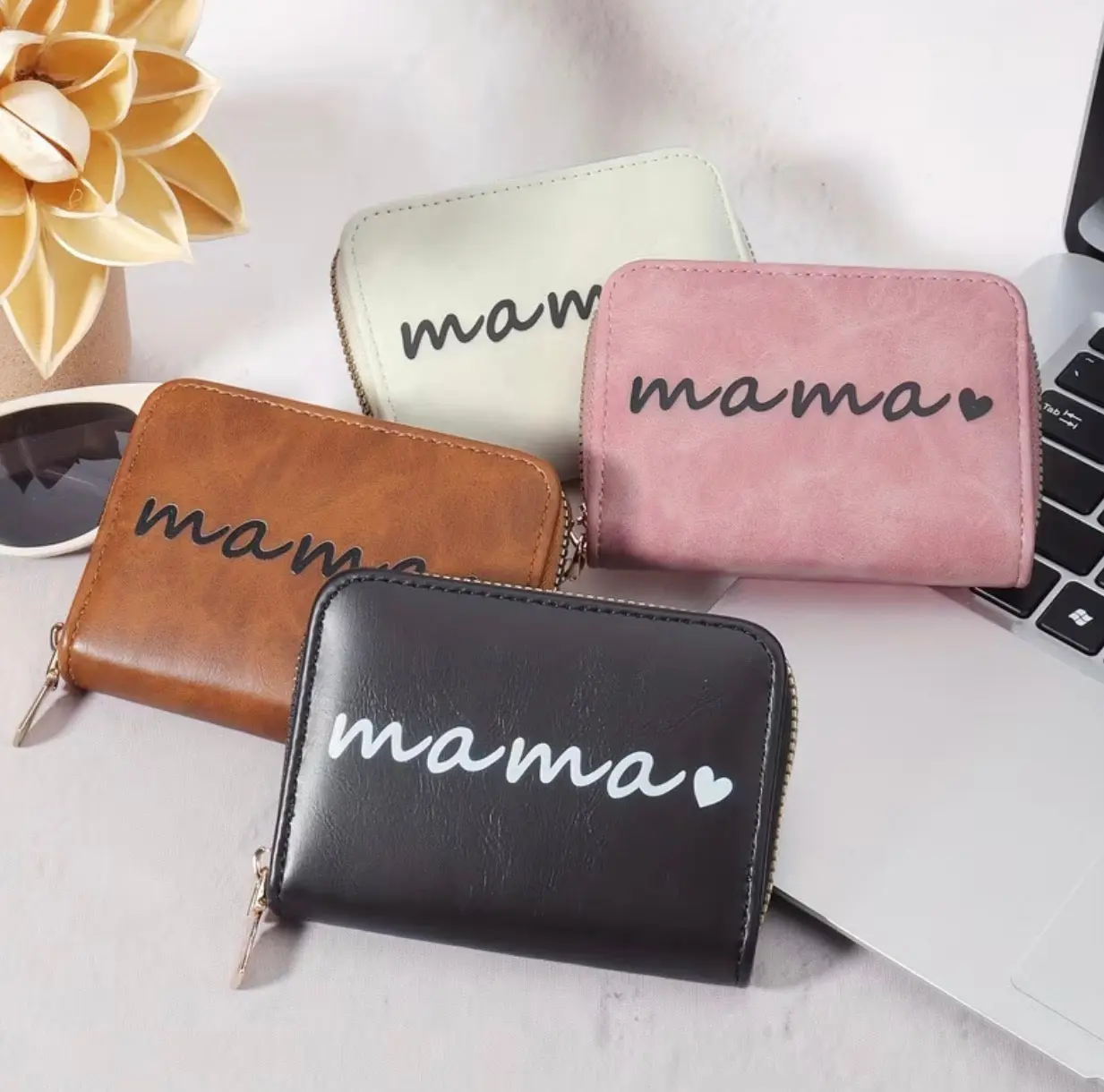 “Mama” Zippered Wallet