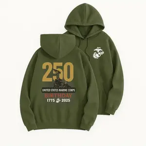 USMC 250th Birthday Hoodie – United States Marine Corps Anniversary 1775–2025 T-Shirt, Sweatshirt