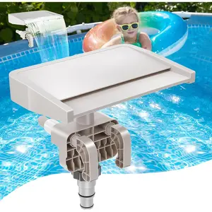 Pool Fountain Waterfall - Smooth Flowing Above Ground Pool Accessory for Outdoor Decor and Relaxation