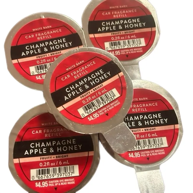 White Barn Car Fragrance Refill - Champagne Apple & Honey Fruity Bright 0.28 oz 6 mL