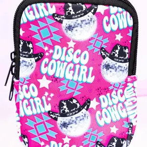 Disco Cowgirl tumbler phone pouch