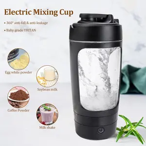 Portable Electric Stirring Cup, USB Rechargeable Mixer, Efficient Mixing Tool for coffee, powder, Drinks & Beverages, Compact Design for Easy Use at Home or Office