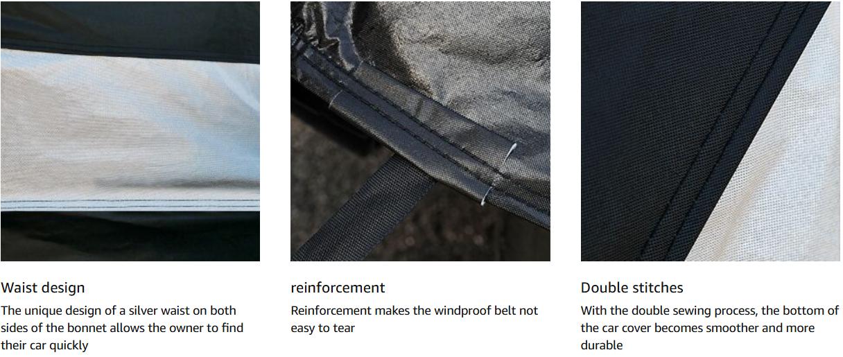 BMW custom 10-layer car cover, waterproof, all-weather, suitable for SUVs, 100% waterproof outdoor car cover, rain, snow, UV, and dust protection. Compatible models: 3 Series | 4 Series | X1 | X3 | X7 | Z4