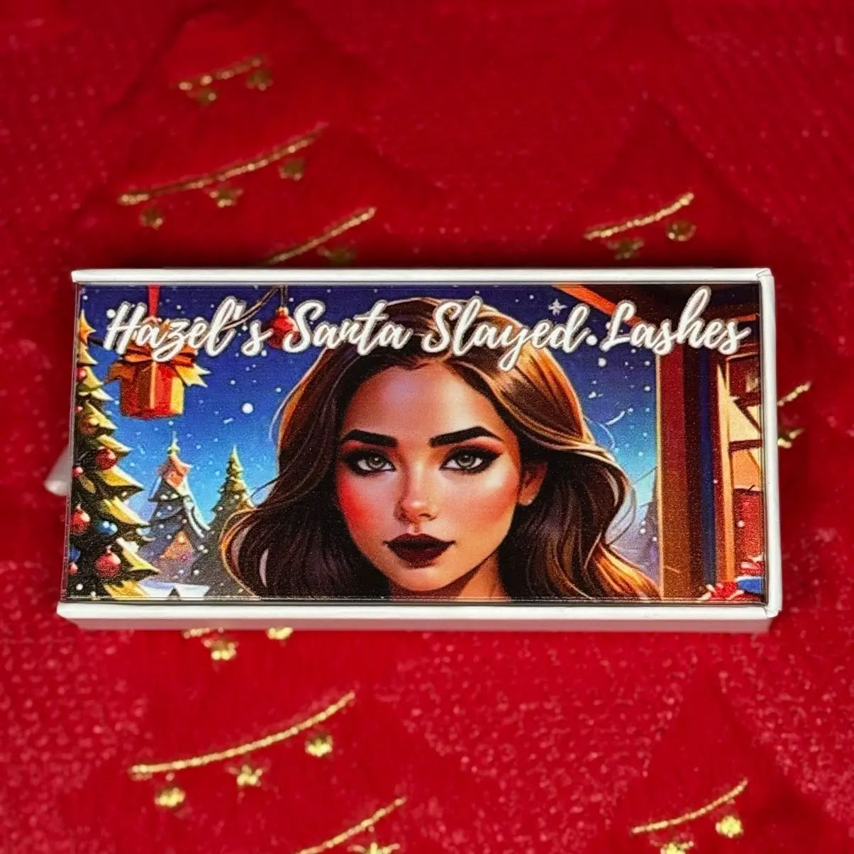 Hazel's Santa Slayed Lashes - Natural-Looking Eyelashes for a Complete Makeup Look