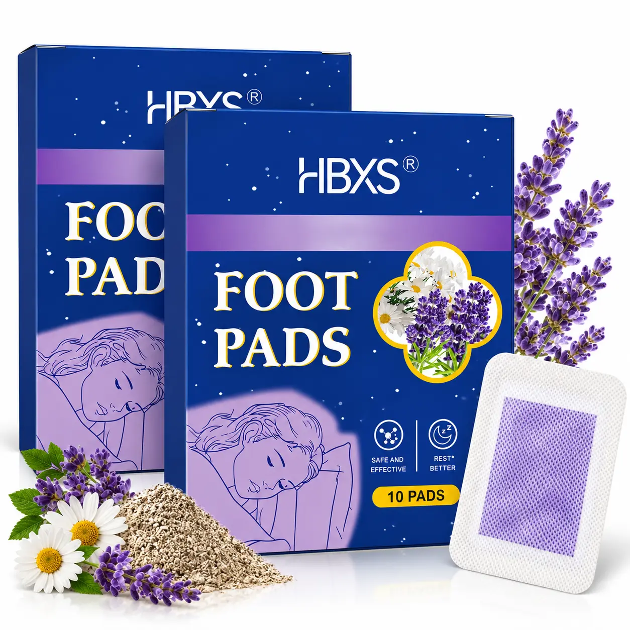 Foot Pads I Traditional Herbal Blend I Easy Nighttime Foot Care I Ready to Use Foot Patches-20 Packs