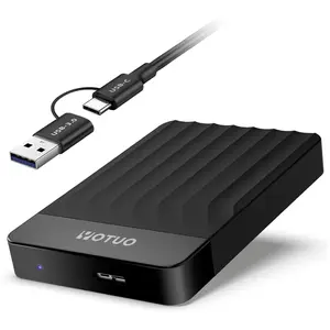 Portable External Hard Drive Storage Expansion Mobile HDD USB 3.0 USB-C for PC, Mac, Desktop, Laptop, PS4, PS5, Xbox One X/S, Xbox 360, Xbox Series X/S, Office & Game (Black, 1TB)