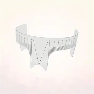 Semi PMU 3D Curve Eyebrow Ruler