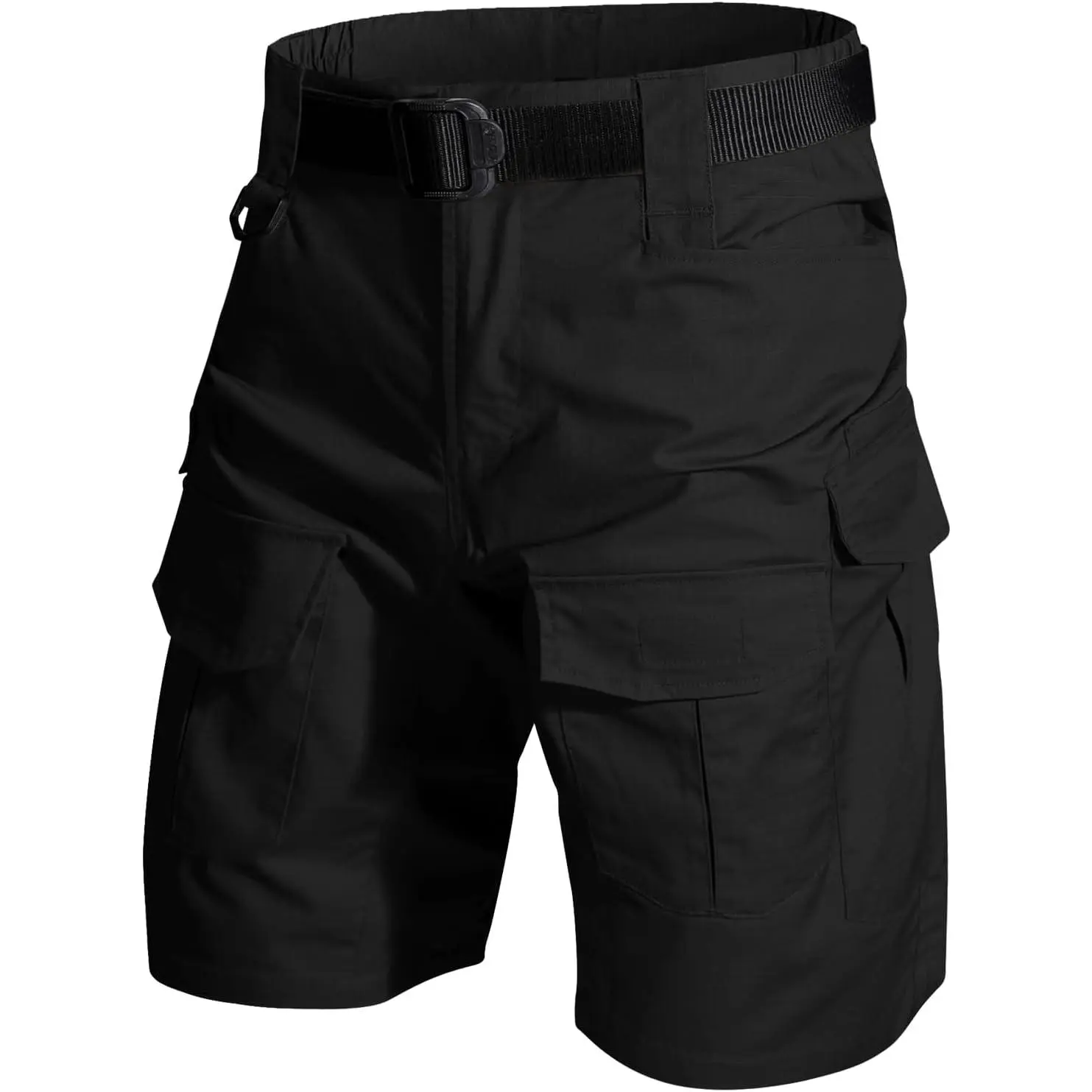 Men's Tactical Cargo Shorts, Waterproof Rip-Stop Stretch Fabric with a 10-Pocket Design for Outdoor Hiking, Military, and Working, With Pocket Men's Shorts, Outdoor Men's Shorts