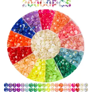 20000 count Glitter Beads for  Painting,  Painting Beads,  Painting Accessories, 20 Colors Round  Painting Drills Flatback Rhinestones for Crafts, Bead Art or Nails Art, 2.8MM