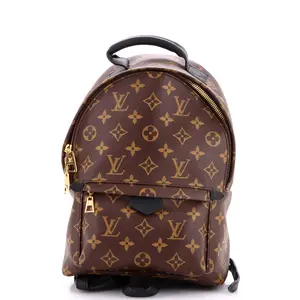 Pre-owned Louis Vuitton Canvas Coated Backpacks Palm Springs Backpack Monogram Canvas PM by Rebag