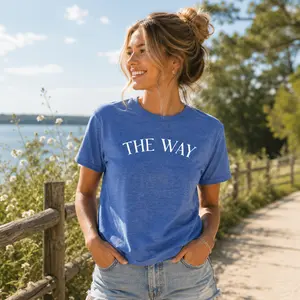 The Way - unisex for Men or Woment T-Shirt Christian clothing Jesus