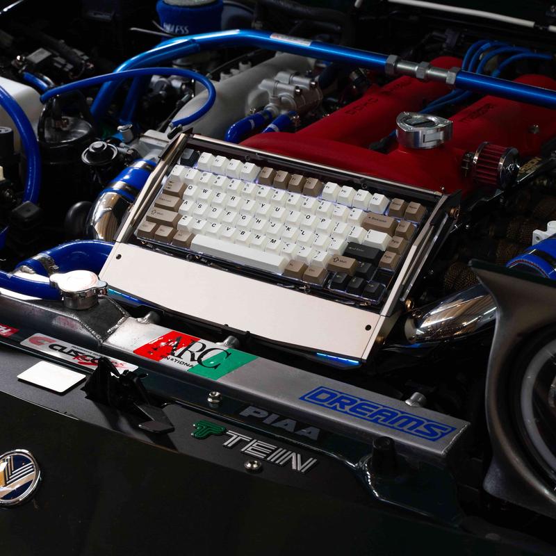 Black Diamond 75 V2 Mechanical Gaming Keyboard, 2.4G Wireless Low Latency, Leaf Spring Mount, Superb Typing Flex & Comfort, Custom RGB