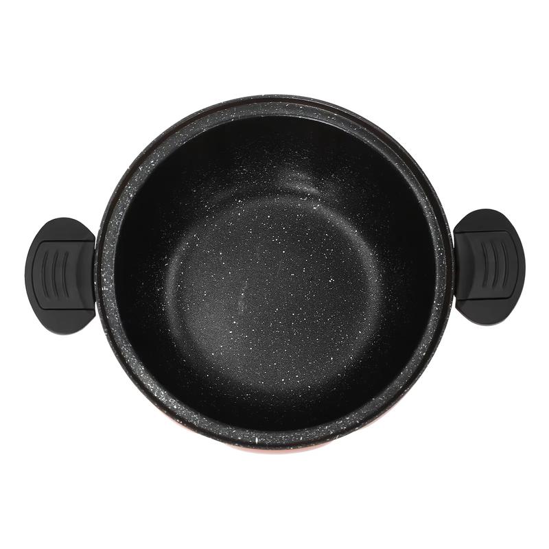 8-Liter Micro Pressure Cooker,Pumpkin-Shaped Non-Stick Pressure Cooker,With Transparent Lid, Small Household Gas Pressure Cooker NONE