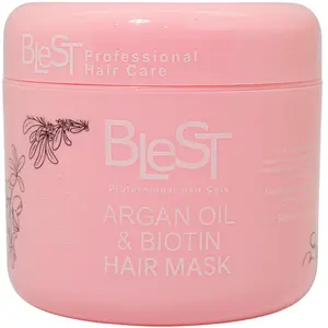 Mascarilla Capilar Aceite de Argán y Biotina Blest - Venta al por Mayor 6 Unidades (BH701)