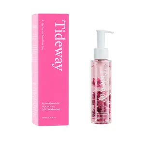 Tideway Rose Hair Oil 3.38 oz – Nourishing Rose Petal Infusion for Soft, Shiny, and Resilient Hair with 6 Plant Oils, 48-Hour Fragrance, and Heat & UV Protection, Perfect Present for Men Women Friend Family Gift dealsforyoudays