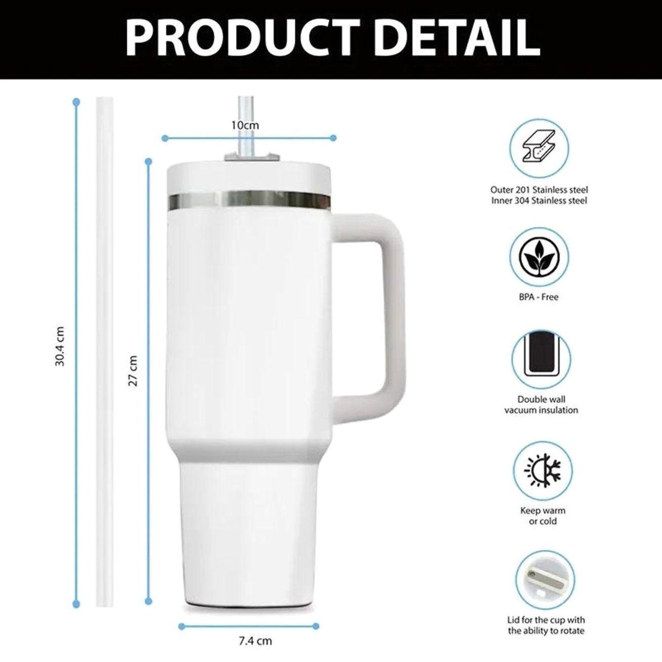 [Sip40 Otaku] Kakashi Hatake 40oz Handle Tumbler – Hidden Leaf Ninja Stainless Steel Travel Mug, Copy Ninja Inspired Cup, Double Wall Thermal Drinkware, Large Iced Coffee Tumbler, Otaku Gift for Anime Fans