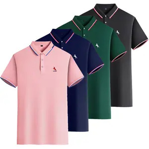 Men's high-quality summer Polo shirt - loose-fitting, breathable short-sleeved shirt for men, suitable for casual sports wear.