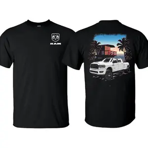 RAM Truck Beach Life T-Shirt, Pickup Truck Graphic Tee, RAM Enthusiast Shirt Pickup Off-Road Trucker Gift  Gift For Men, Car Lover Shirt Made in USA