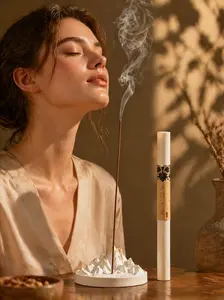 Five Elements Gold Herbal Incense Stick 10g | Natural Aromatherapy Incense for Relaxation, Meditation & Focus | Traditional Herbal Scented Stick for Calm Atmosphere