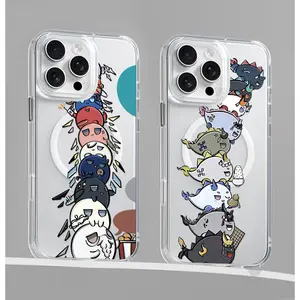 Arknights Magnetic phone Case for iPhone 17/16/15/14/13/12/11/XS/ProMax/Plus/AIR,MagSafe for Samsung GalaxyS26/S25/S24/S23/S22/PLUS/ULTRA/FE/,Compatible with MagSafe Wireless Slim Clear Shockproof Protective Cover  Game merchandise fan gifts