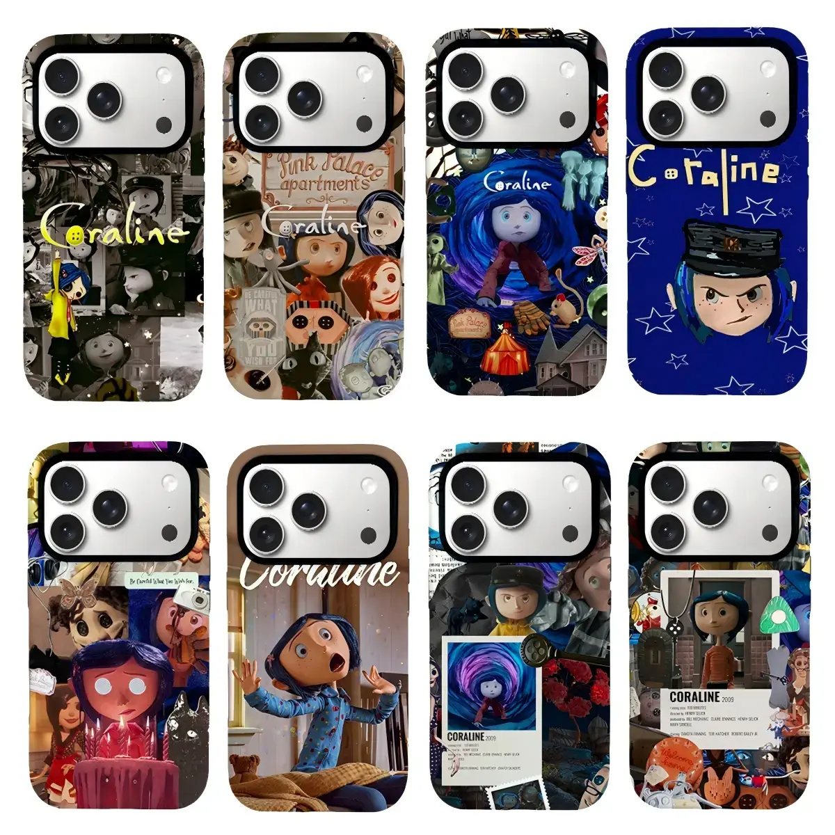 C0ra1ine Collage Phone Case,