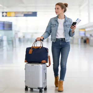 The Ultimate Everyday Tote for Gym & College, Large Capacity, Lightweight, Durable, Versatile, Unisex Design. Single-shoulder personal travel bag, women's and men's crossbody bags for lightweight travel.