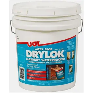United Gilsonite 27515 5 Gallon White Latex Base Drylok Masonry Waterproofer