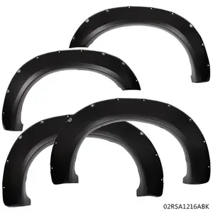 Fender Flares Fit For 2011-2016 Ford F250 F350 Super Duty Offroad Pocket Rivet Style Fender Flares Fit For 2011-2016 Ford F250 F350 Super Duty Offroad Pocket Rivet Style