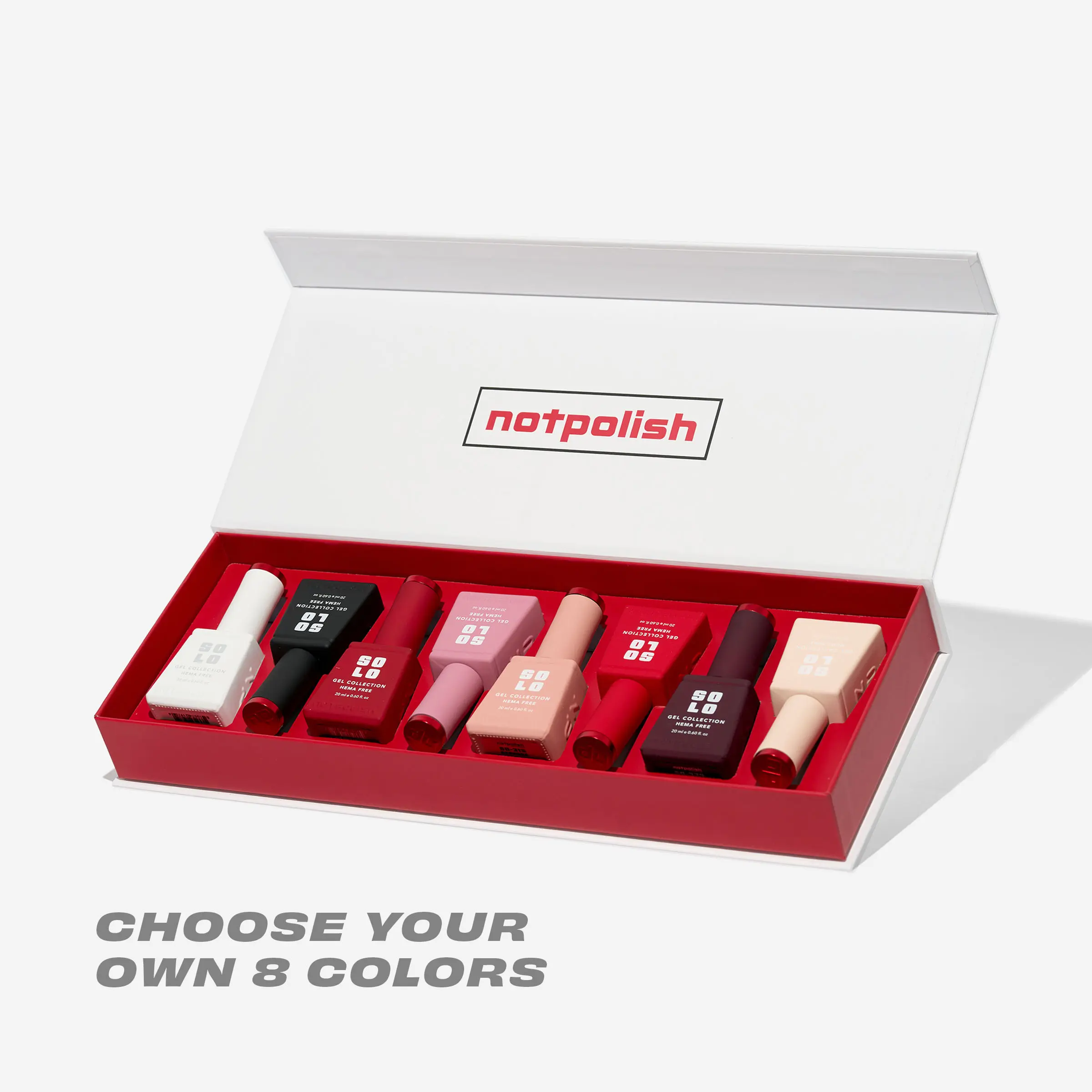 NOTPOLISH BYOB 8 PEICE BUNDLE GEL POLISH NOTPOLISH BYOB 8 PEICE BUNDLE GEL POLISH