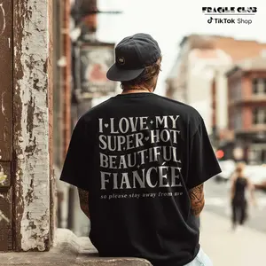 Vintage I Love My Fiance So Please Stay Away From Me T-shirt, Future Husband Sweatshirt, I Heart My Girlfriend, Engagement Gift, Hot Girlfriend TShirt