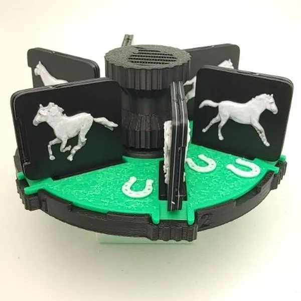 Flipbook Horse Spinner Dual Animation Spinner — Please Read Product Details Before Ordering