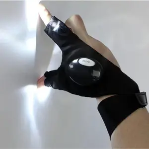 Hands-Free LED Flashlight Gloves - Durable & Water-Resistant Outdoor Repair Fishing Camping Essential Work Bright Reliable Light Source