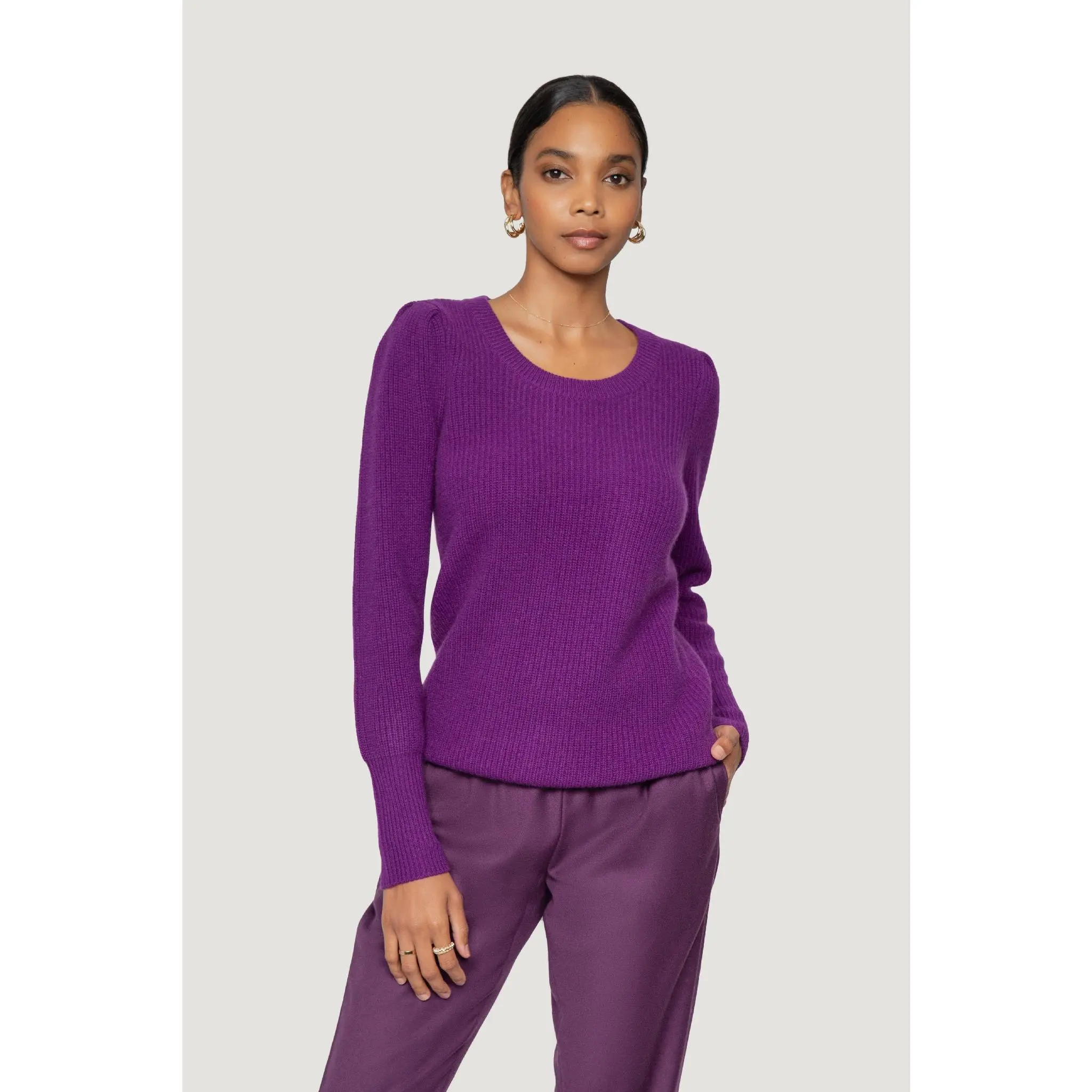 Ribbed Cashmere Sweater