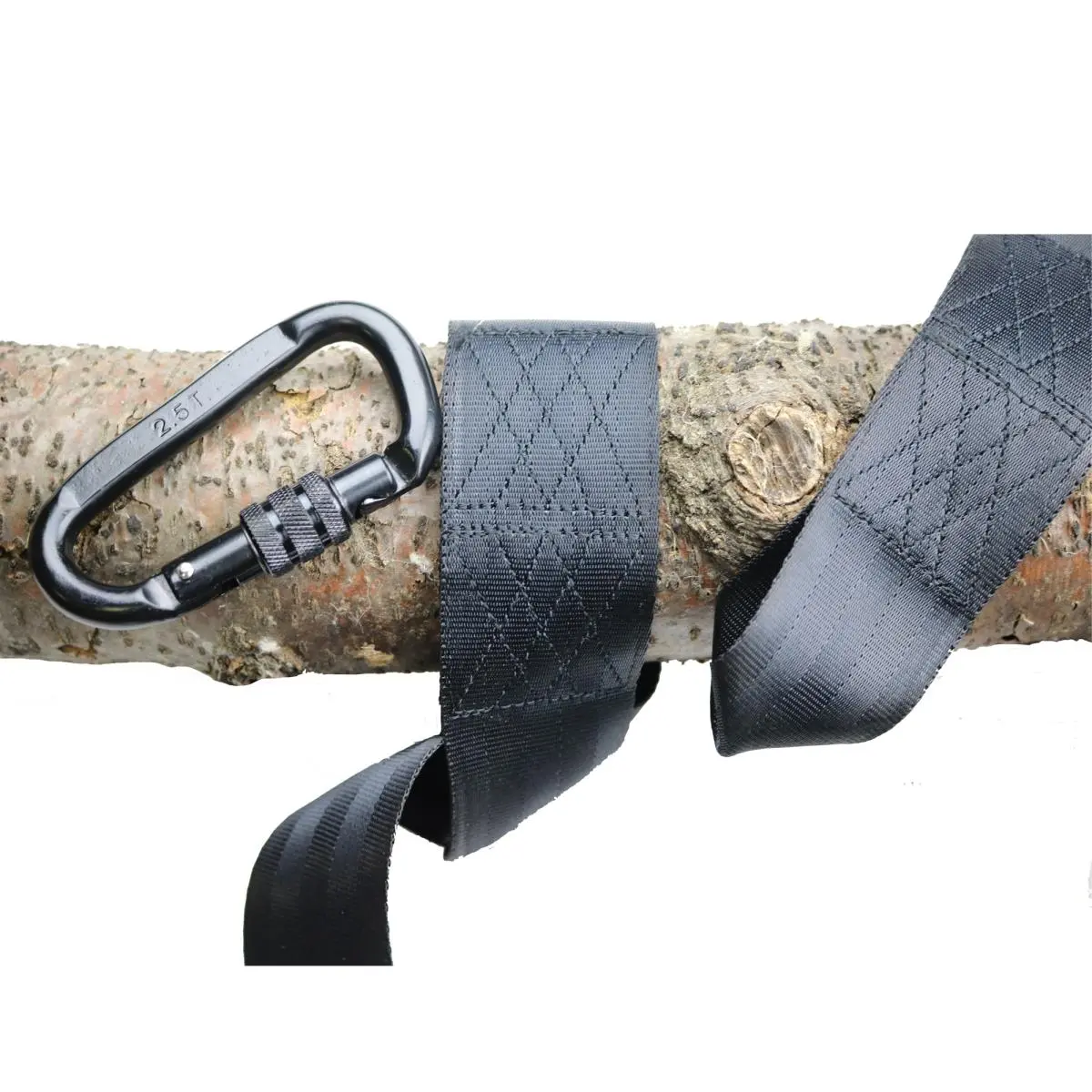 M&M Sales Enterprises MM00149 10 ft. Fabric Tree Strap with Carabiner Hook for Patio Swings, Outdoor Furniture, Fabric Strap