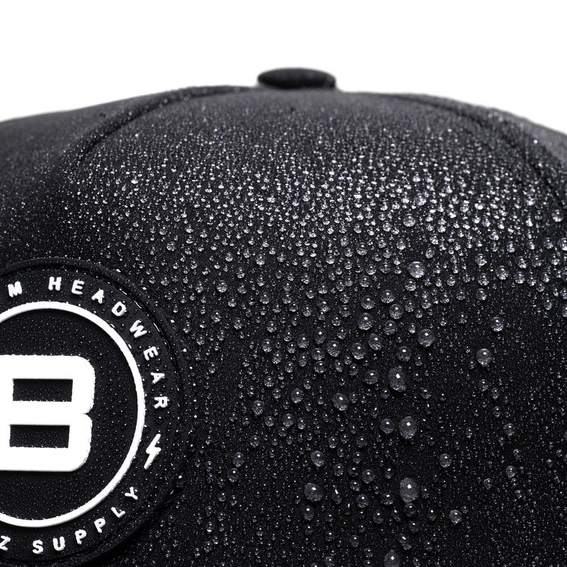 BRIMZ Golf Performance Hat - Breathable Sweat & Water Resistant Golfing Snapback Cap with Tee Holder & Magnetic Ball Marker (Brimz Logo)