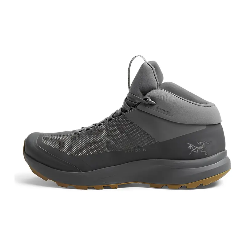 Arcteryx Aerios FL 2 Mid GTX Unisex Grey Mid-Cut Outdoor Casual Walking Shoes - Comfortable Cushioned, Non-Slip, Durable Functional Footwear, Trainer, Sneaker