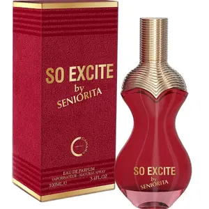 Seniorita So Excite Camara Eau de Parfum 3.4oz Made in UAE Raspberry Tuberose Orange Blossom Vanilla Musk Jasmine Spray for Bold Empowering Scent