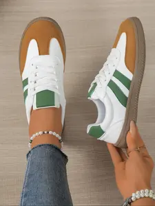 Fashionable Couple Training Shoes, Spring Summer Classic Retro Casual Sneakers, Versatile Board Shoes for Men & Women