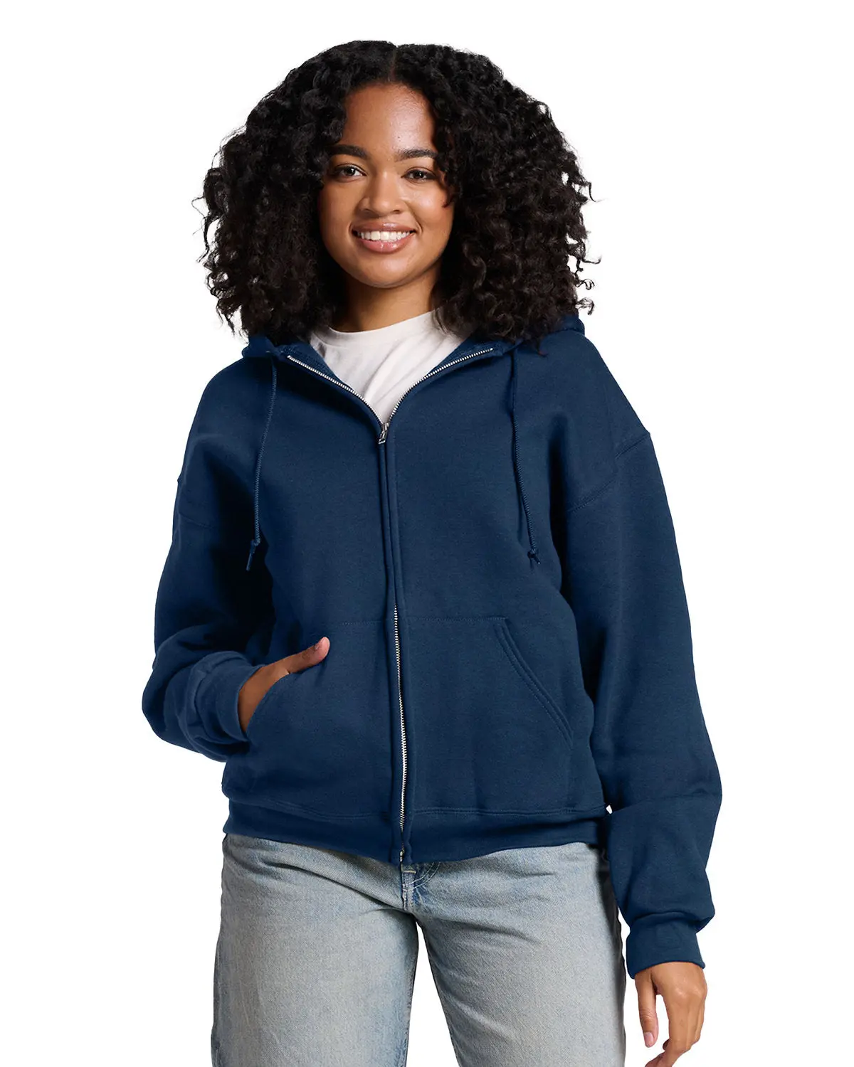 JERZEES Z12MR Rugged Full-Zip Hooded Sweatshirt