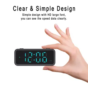 Car Speedometer, Car Head Up Display, Car Odometer, Universal Car Electronics, Video Surveillance, Suitable for All Models, USB Plug and Play