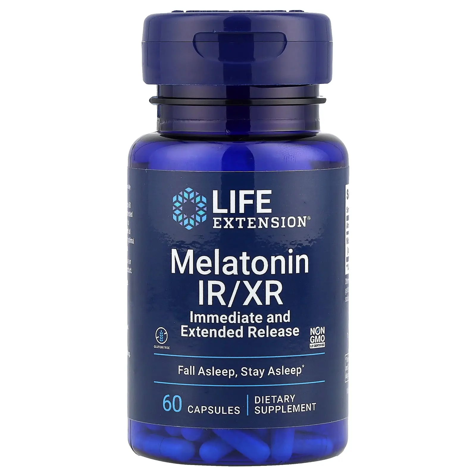 Life Extension Melatonin IR/XR, 60 Capsules (1.5 mg per Capsule) Life Extension Melatonin IR/XR, 60 Capsules (1.5 mg per Capsule)