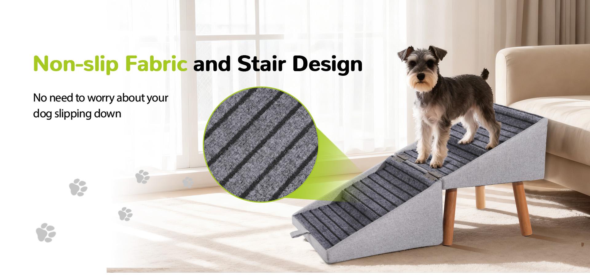 17-Inch Convertible Dog Stairs and Ramp