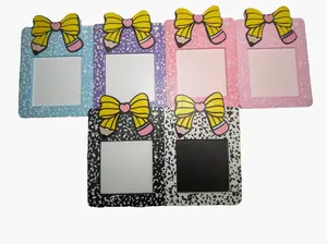 Coquette Pencil Bow 3D Printed Sticky Note Composition Notebook inspired Stationery Paper Notepad