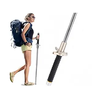 26-37 Inch Retractable Stainless Steel Trekking Poles, Non-Slip for Complex Outdoor Scenes, More ConvenientStorage Telescopic Multifunctional Trekking Pole